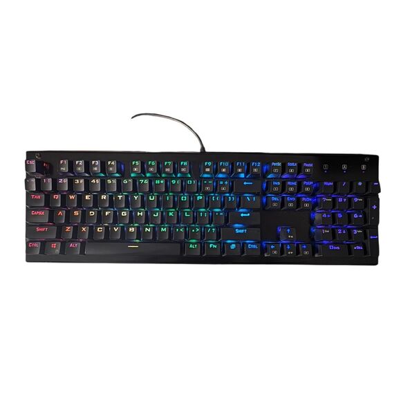 Cyberpower Skorpion K2 Gaming Keyboard Kontact B Light Up VERY Clicky $85 - Picture 1 of 5